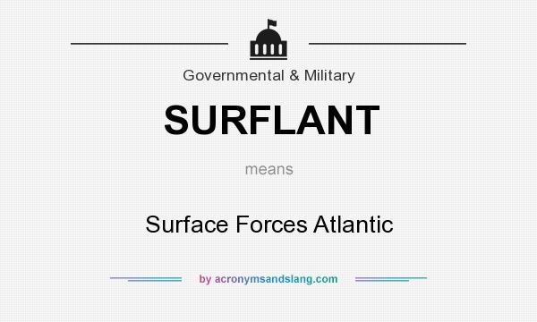 What does SURFLANT mean? It stands for Surface Forces Atlantic