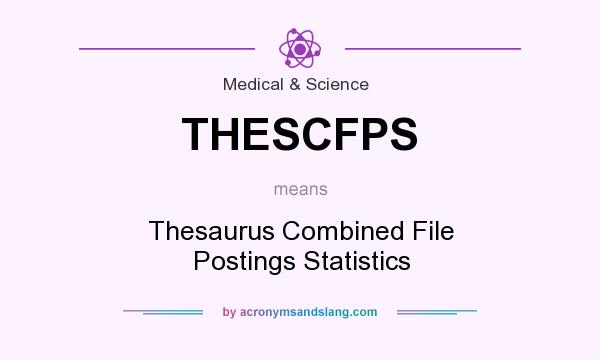 What does THESCFPS mean? It stands for Thesaurus Combined File Postings Statistics