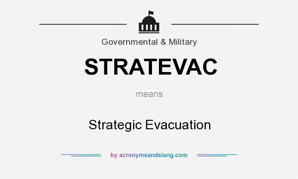 What does STRATEVAC mean? It stands for Strategic Evacuation