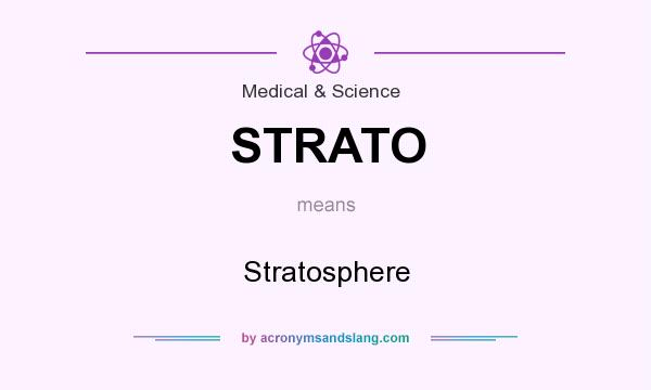 What does STRATO mean? It stands for Stratosphere