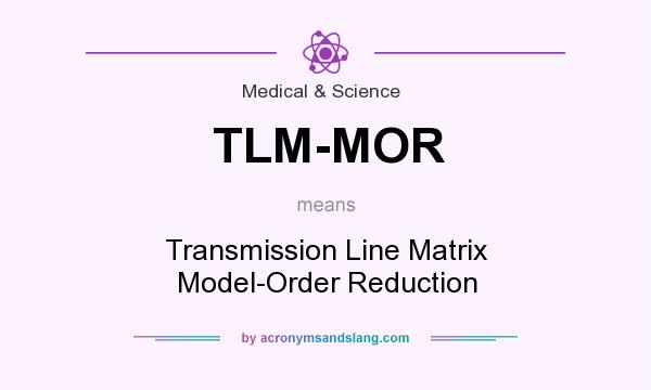 What does TLM-MOR mean? It stands for Transmission Line Matrix Model-Order Reduction