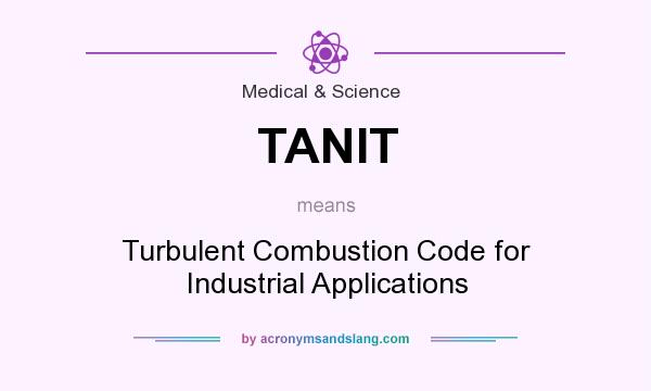 What does TANIT mean? It stands for Turbulent Combustion Code for Industrial Applications
