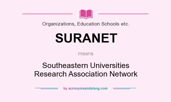 What does SURANET mean? It stands for Southeastern Universities Research Association Network