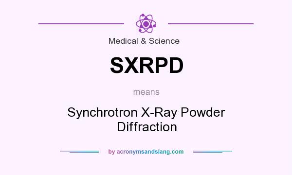 What does SXRPD mean? It stands for Synchrotron X-Ray Powder Diffraction