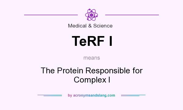 What does TeRF I mean? It stands for The Protein Responsible for Complex I
