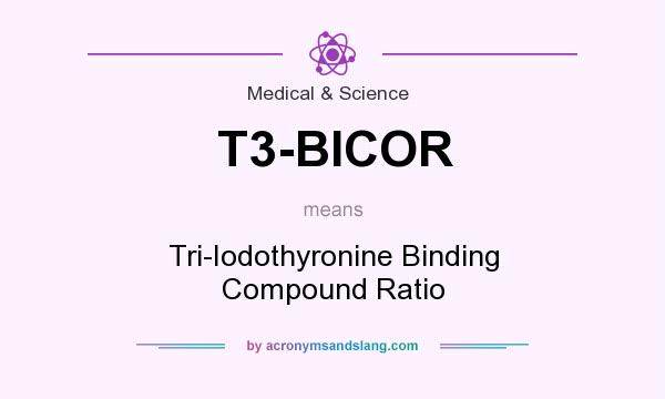 What does T3-BICOR mean? It stands for Tri-Iodothyronine Binding Compound Ratio