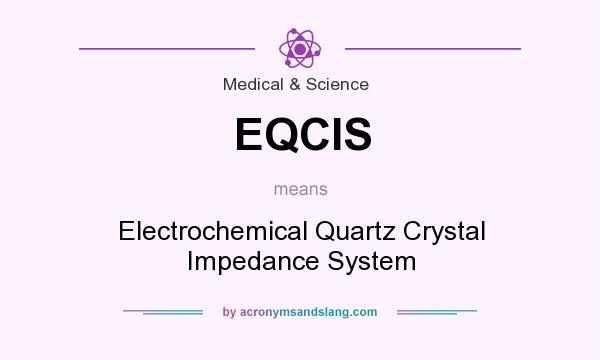 What does EQCIS mean? It stands for Electrochemical Quartz Crystal Impedance System