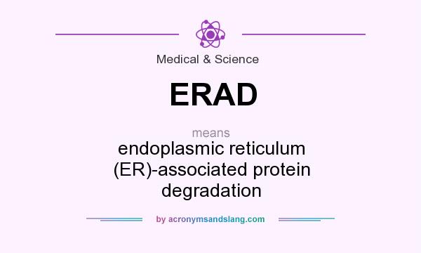 What does ERAD mean? It stands for endoplasmic reticulum (ER)-associated protein degradation