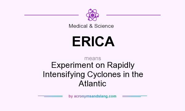 What does ERICA mean? It stands for Experiment on Rapidly Intensifying Cyclones in the Atlantic