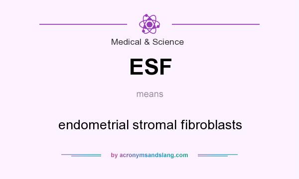 What does ESF mean? It stands for endometrial stromal fibroblasts