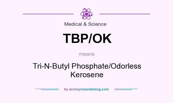 What does TBP/OK mean? It stands for Tri-N-Butyl Phosphate/Odorless Kerosene