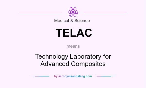 What does TELAC mean? It stands for Technology Laboratory for Advanced Composites