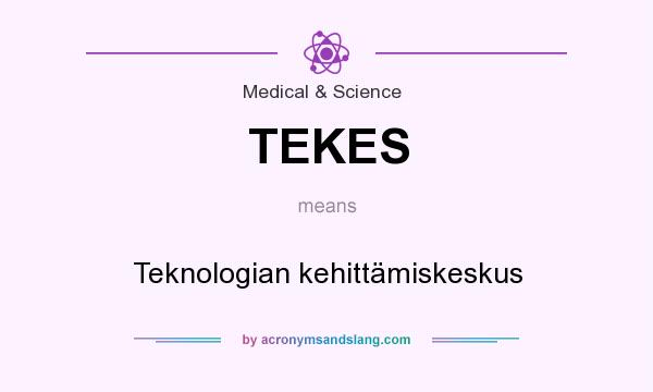 What does TEKES mean? It stands for Teknologian kehittämiskeskus