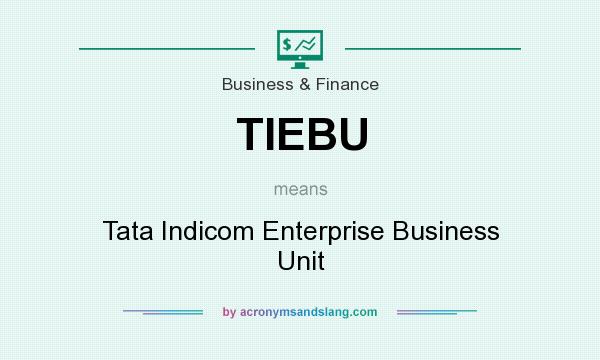 What does TIEBU mean? It stands for Tata Indicom Enterprise Business Unit