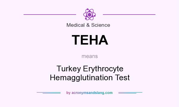 What does TEHA mean? It stands for Turkey Erythrocyte Hemagglutination Test