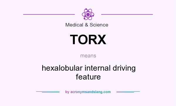 What does TORX mean? It stands for hexalobular internal driving feature