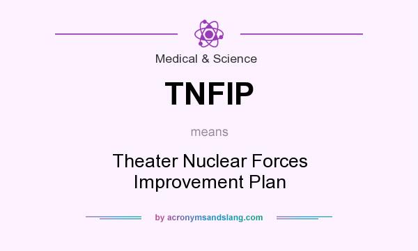 What does TNFIP mean? It stands for Theater Nuclear Forces Improvement Plan