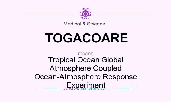 What does TOGACOARE mean? It stands for Tropical Ocean Global Atmosphere Coupled Ocean-Atmosphere Response Experiment