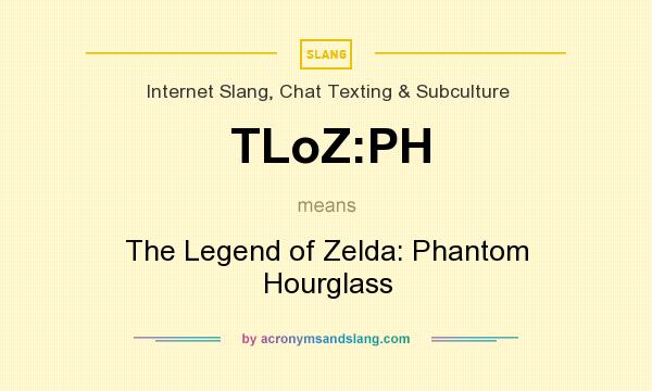 What does TLoZ:PH mean? It stands for The Legend of Zelda: Phantom Hourglass