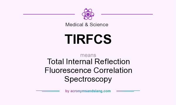 What does TIRFCS mean? It stands for Total Internal Reflection Fluorescence Correlation Spectroscopy