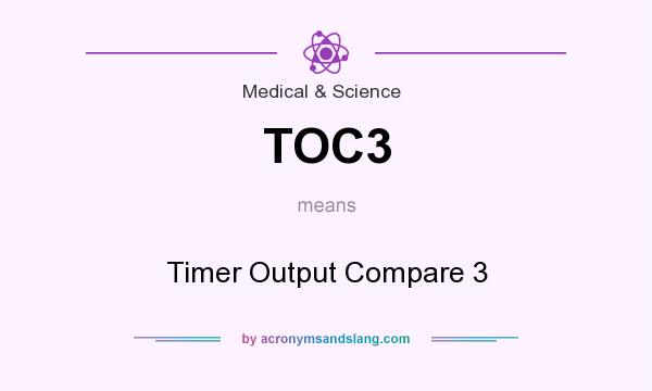 What does TOC3 mean? It stands for Timer Output Compare 3