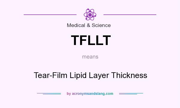 What does TFLLT mean? It stands for Tear-Film Lipid Layer Thickness