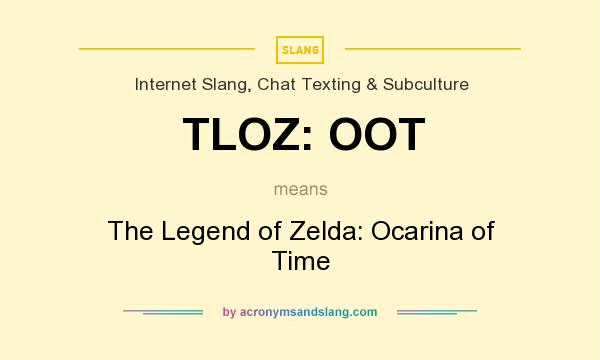 What does TLOZ: OOT mean? It stands for The Legend of Zelda: Ocarina of Time