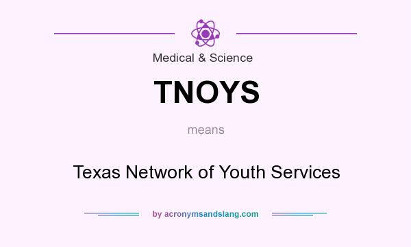 What does TNOYS mean? It stands for Texas Network of Youth Services