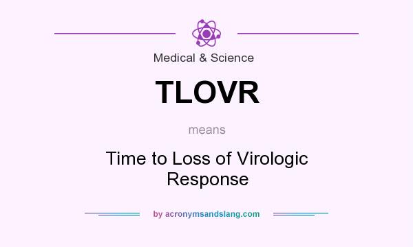 What does TLOVR mean? It stands for Time to Loss of Virologic Response
