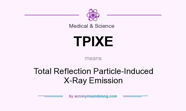 What does TPIXE mean? It stands for Total Reflection Particle-Induced X-Ray Emission