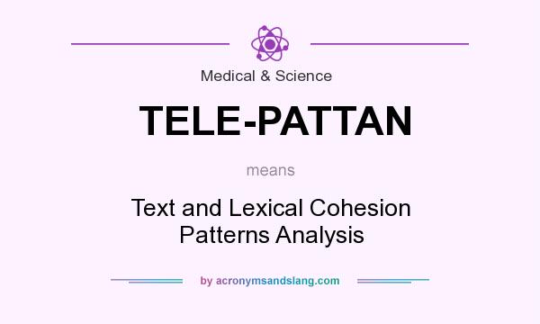What does TELE-PATTAN mean? It stands for Text and Lexical Cohesion Patterns Analysis