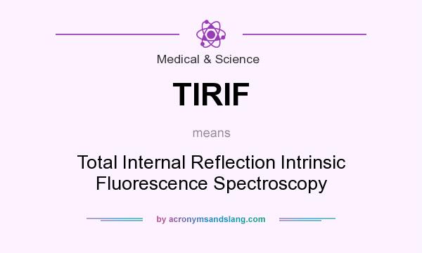 What does TIRIF mean? It stands for Total Internal Reflection Intrinsic Fluorescence Spectroscopy