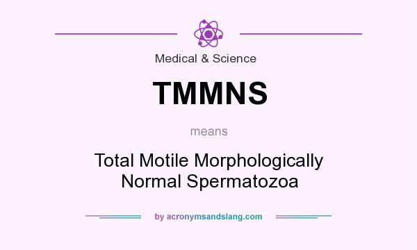 What does TMMNS mean? It stands for Total Motile Morphologically Normal Spermatozoa