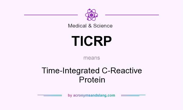 What does TICRP mean? It stands for Time-Integrated C-Reactive Protein