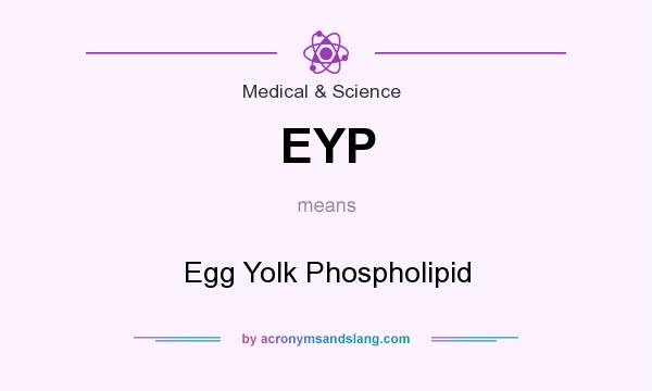 What does EYP mean? It stands for Egg Yolk Phospholipid