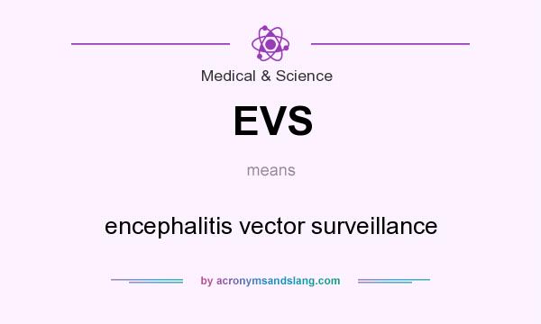 What does EVS mean? It stands for encephalitis vector surveillance