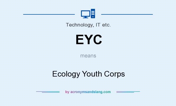 What does EYC mean? It stands for Ecology Youth Corps