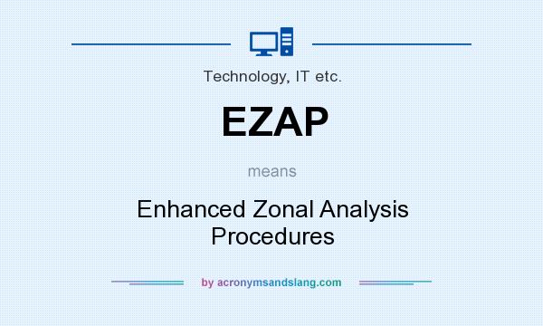 What does EZAP mean? It stands for Enhanced Zonal Analysis Procedures