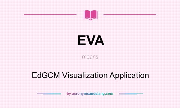 What does EVA mean? It stands for EdGCM Visualization Application