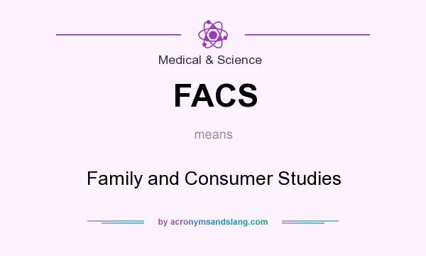 What does FACS mean? It stands for Family and Consumer Studies