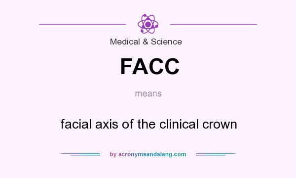 What does FACC mean? It stands for facial axis of the clinical crown