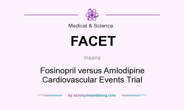 What does FACET mean? It stands for Fosinopril versus Amlodipine Cardiovascular Events Trial