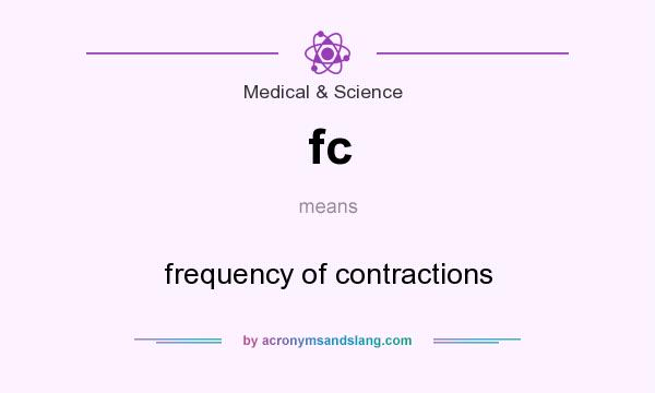 What does fc mean? It stands for frequency of contractions