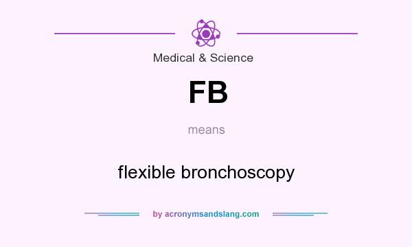 What does FB mean? It stands for flexible bronchoscopy