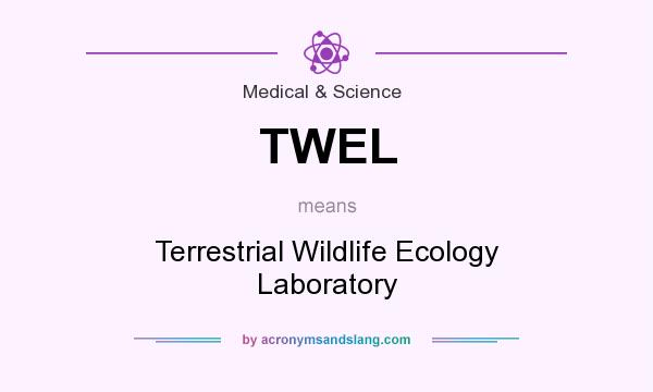 What does TWEL mean? It stands for Terrestrial Wildlife Ecology Laboratory