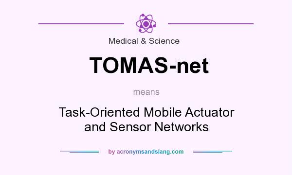 What does TOMAS-net mean? It stands for Task-Oriented Mobile Actuator and Sensor Networks