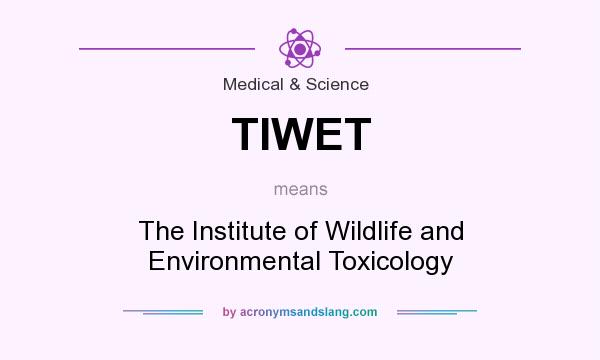 What does TIWET mean? It stands for The Institute of Wildlife and Environmental Toxicology