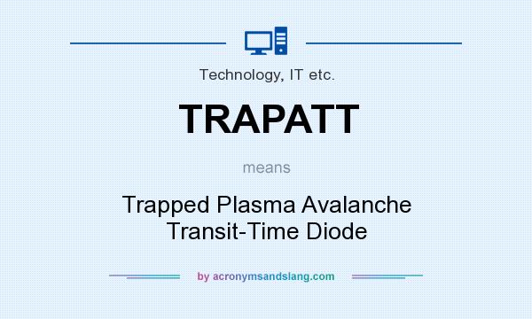 What does TRAPATT mean? It stands for Trapped Plasma Avalanche Transit-Time Diode