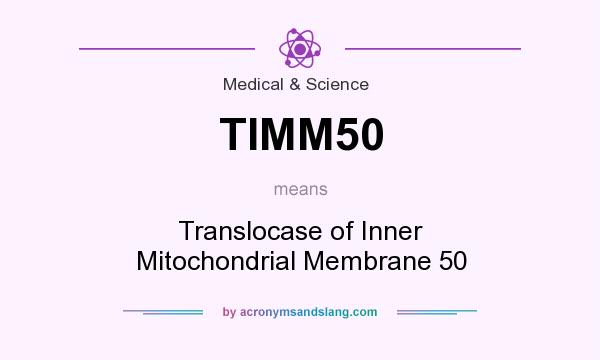 What does TIMM50 mean? It stands for Translocase of Inner Mitochondrial Membrane 50