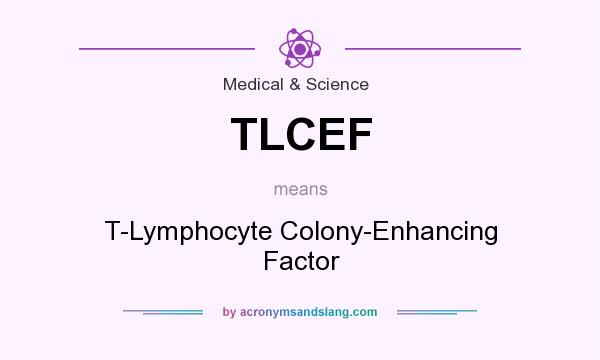 What does TLCEF mean? It stands for T-Lymphocyte Colony-Enhancing Factor